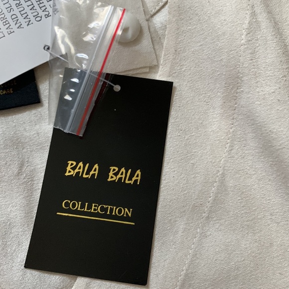 Bala Bala 100% silk 2 piece set hand air brushed with natural 4 pockets … - Picture 12 of 16